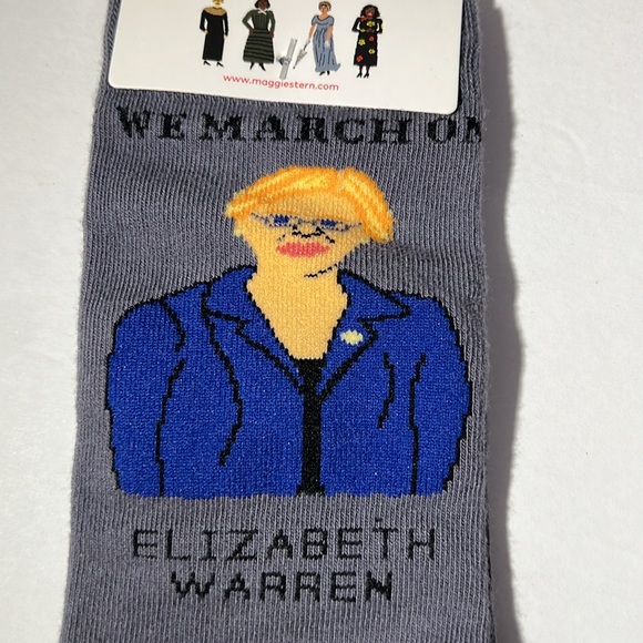 Elizabeth Warren Socks by Maggie Stern - Picture 2 of 3